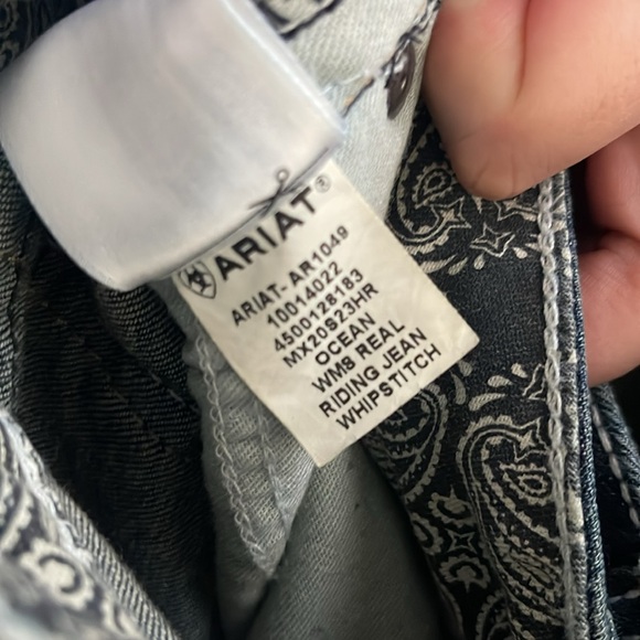 Ariat Women's Boot Cut Jeans - Dark Blue - Picture 11 of 12